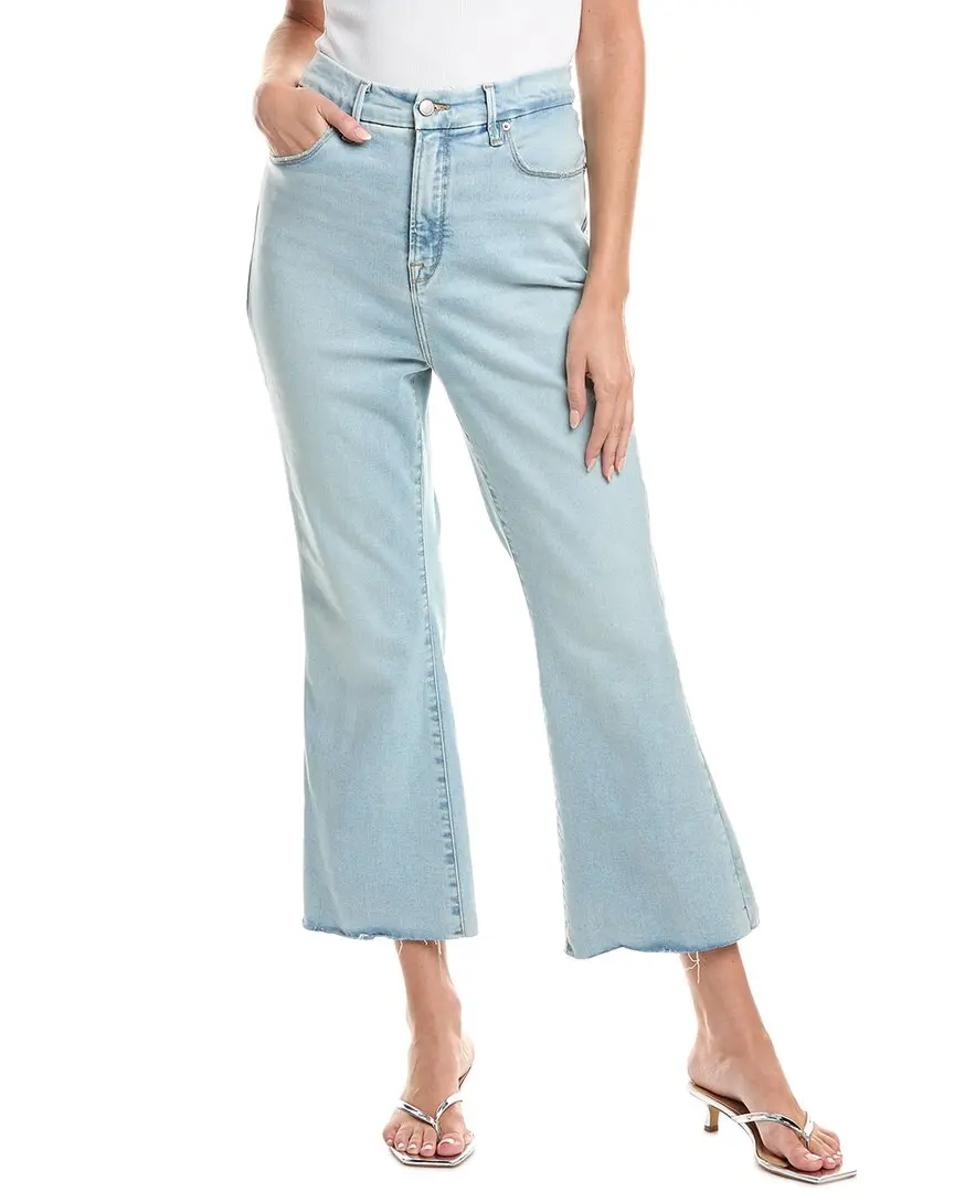 GOOD AMERICAN Plus Good Legs Cropped Mini Bootcut Indigo Jean