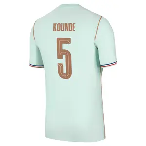 Unisex Soccer France National Team Jules Koundé 2026 FIFA x World Cup Away Stadium Replica Jersey - Green