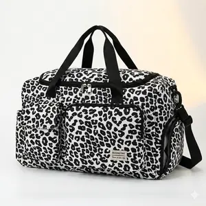 Girls' Expandable Shoe-Compartment Gym Bag - Waterproof, Lightweight, Spacious Carry-On Travel Bag for On-the-Go Use