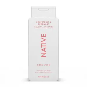 Native Body Wash for Women & Men Grapefruit & Bergamo Sulfate Free 18 fl oz - Imperfect Container