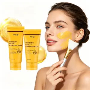 Turmeric Collagen Peel Off Mask 75g with Scraper, Gentle Exfoliating Dead Skin Remover, Deep Nourishing & Long Lasting Hydration, Moisturizing, Lifting and Firming Facial Mask for All Skin Types, Smooth Radiant Daily Skin Care