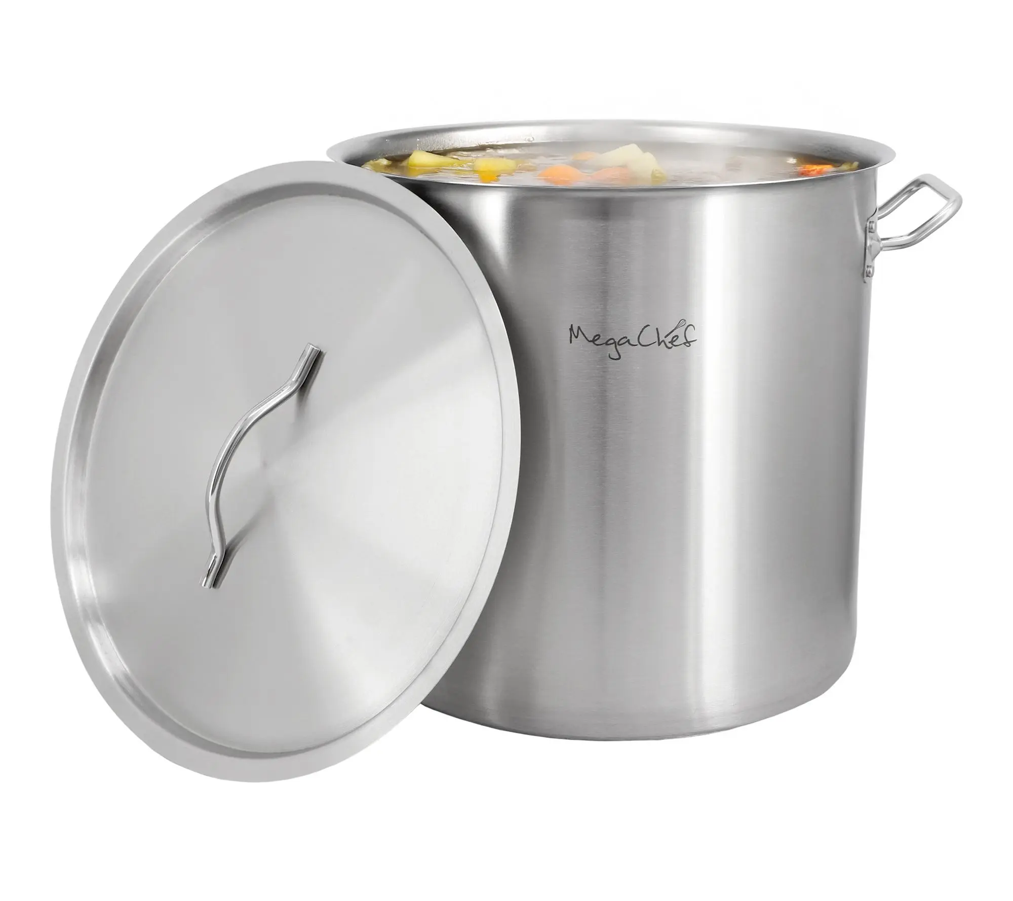 MegaChef Professional Kitchen 38.5Qt Stainless Steel Stock Pot