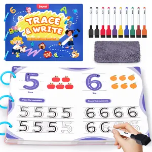 JoyCat Preschool Handwriting Practice Toys, Math Workbooks, Seek & Find Game, Reusable Math Montessori Toys, Letters and Numbers Tracing Workbooks, Learning Activities