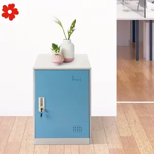 New Metal Lockable Storage Box Vertical Storage Locker Cabinet.safe