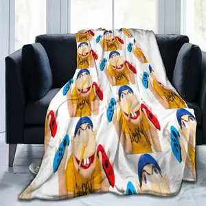 Jeffy With Switch Weighted Throw Blanket Trendy Portable Living Room AntiPilling soft blankets thick for winter