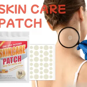 144 Pcs Fragrance-Free Preservative-Free Skin Tag Cover Patches, Large Quantity, All Skin Types, Invisible Coverage for Moles/corns/calluses, Easy Use