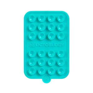 Octobuddy Silicone Suction Cup Phone Case Mount Magnet - Turquoise