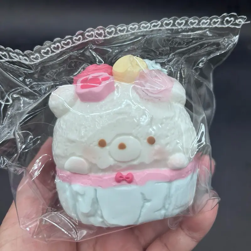 Frozen butter Large polar bear cupcake cute taba squishy