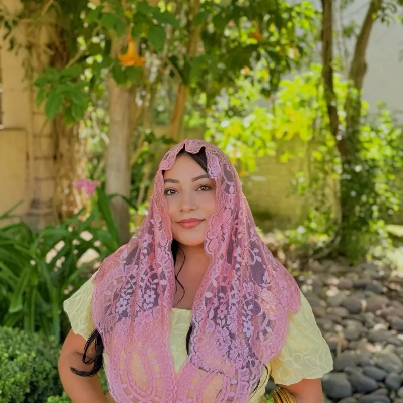 Spanish mantilla veil for church