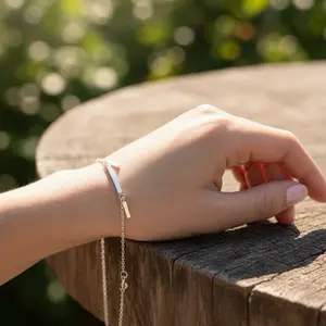 Elegant 925 Silver Chain Bracelet