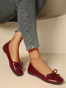 Ballet Flat Shoes for Women, Fashionable and Comfortable Daily Wear, Elegant Plain Design, Perfect for Casual Occasions