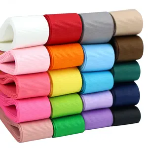 Grosgrain Ribbon 1 inch Ribbon 20 Solid Color Ribbon Assortment, 1" X 2 Yard Each, Total 40 Yds Per Package, Thin Ribbon Grosgrain Thick Ribbon Fabric Ribbons for Crafts, Hair Bow Supplies
