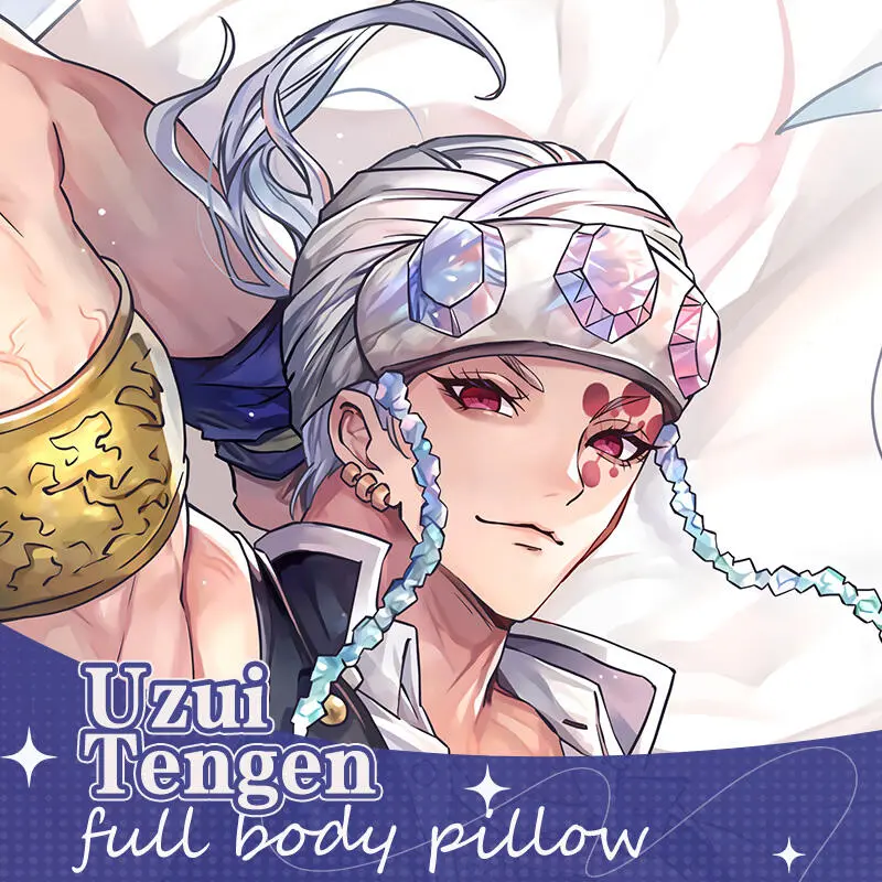 Anime Dakimakura Japanese Otaku Waifu Life Size Doublesided Print Hugging Body Pillov Cover Demon Slayer Tengen Uzui
