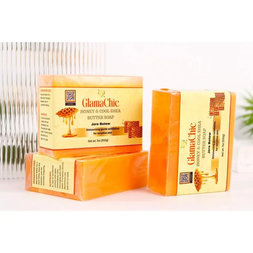 HONEY & COOL SHEA BUTTER SOAP (3 BARS)