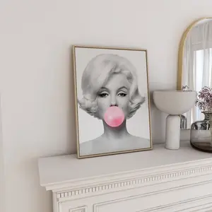Marilyn Monroe Bubble Gum ,Fashion Print   Pop Art Print, Wall Art, Arte