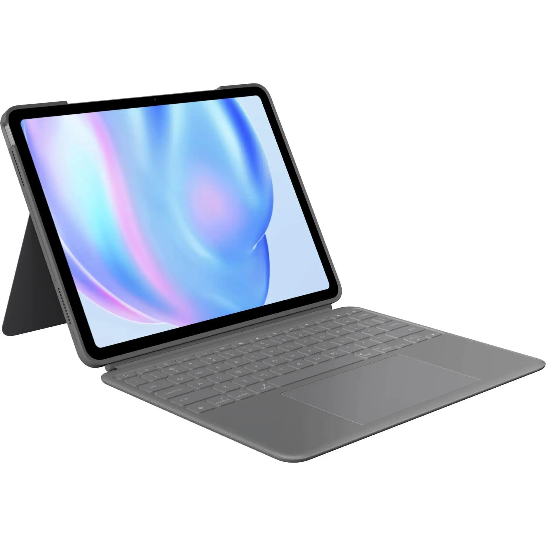 Logitech - Combo Touch iPad Air 13-inch - Latest Model (M2, M3 & M4), iPad Air (5th gen) Keyboard Case with Detachable Keyboard - Oxford Gray