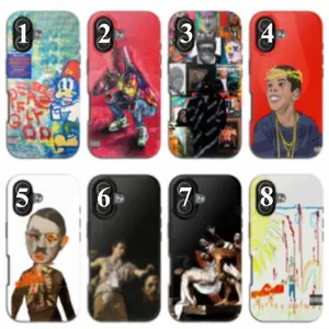 Luxury Rap Art Phone Case – Griselda Hip Hop Aesthetic, Abstract Street & High Fashion Design for iPhone 17 16 15 14 13 12 11 XS & Samsung S25 S24 S23 S22 S21 D