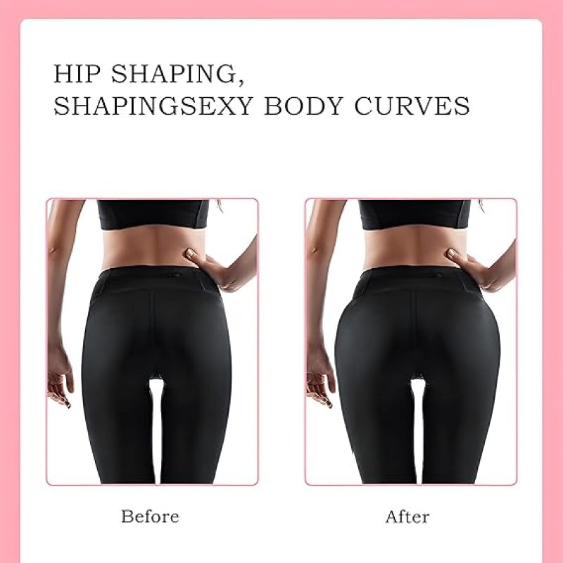 4 PCS Silicone Hip Pads for Women – Reusable Butt Enhancer with Adhesive, Hip Dip Corrector, Non-Slip Shapewear for Instant Hourglass Figure