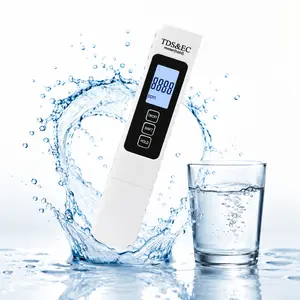 4-in-1 Digital TDS Water Quality Tester - Measures TDS, EC, Temperature (°C/°F) | 0-9990 ppm High Accuracy Water Test Kit for Inflatable Pool, Drinking Water, Aquarium