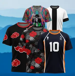 team karasunohinata #10haikyuu t-shirt, black and white ben10 t-shirt, anime t-shirt, akatsuki shirt