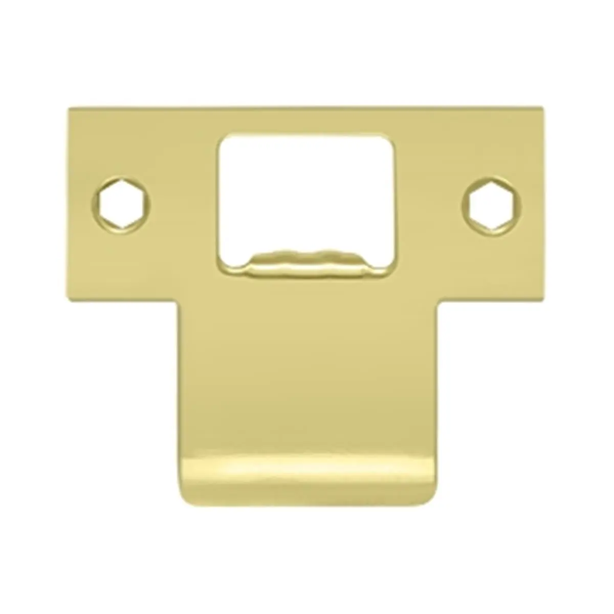 212 MAIN Deltana 2.75x2.25 in. Corrosion-Proof Extended T-Strike Hinge, Solid Brass with Bright Finish, Door Hinge for Sailing Water Sports