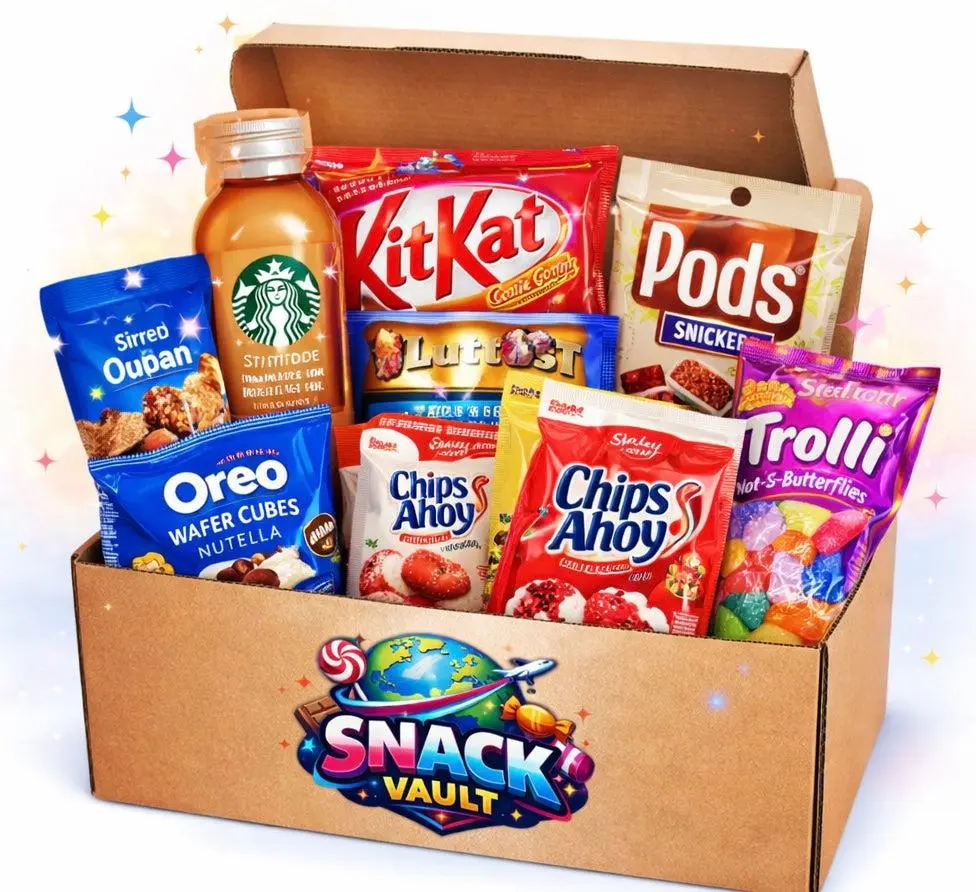 Snack Vault Exotic Snack Bundle Box - 8 Items