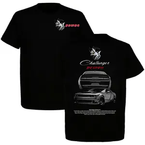 Dodge Challenger Demon SRT 170 T-Shirt/Hoodie – Dual Threat Performance Muscle Car Graphic Tee, Mopar Streetwear Top Menswear Car Enthusiast Gift For Men