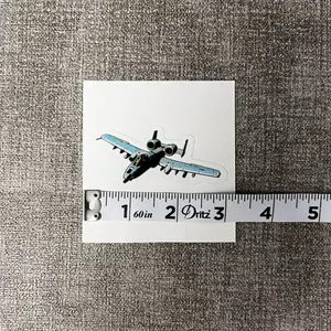 A-10 Warthog Fighter Jet Sticker