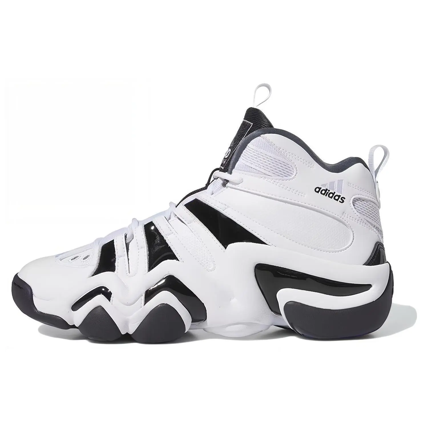 Adidas Crazy 8 White Black' 2023 Retro Comfort High Top Basketball Shoes Men's IE7198