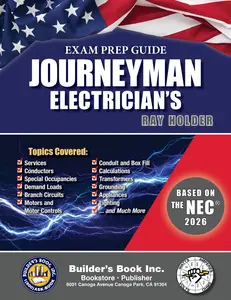 2026 Journeyman Electrician's Exam Prep Guide By Ray Holder