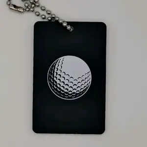 Custom Double Sided Golf Bag Tag - Personalized Name Tags with Unique Designs and Chains