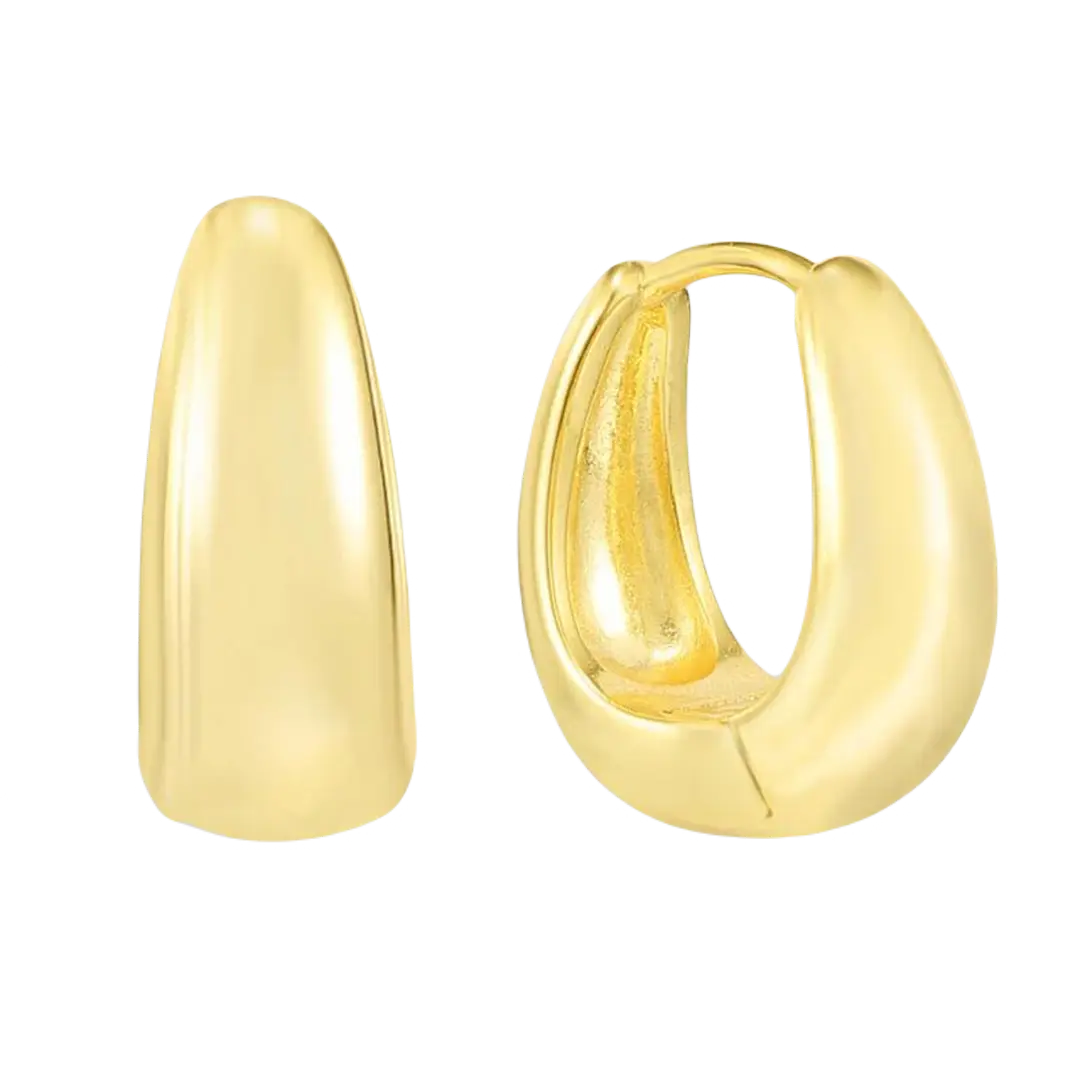 EVRY JEWELS Gold or Silver Plated Women's Waterproof Brandy Earrings