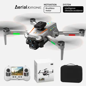 Unmanned aerial vehicle with four-axis obstacle avoidance, 4K high-definition aerial photography aircraft, optical flow electronic adjustment dual-camera aircraft