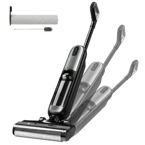 Cordless Wet Dry Vacuum Floor Cleaner, Power Modes for Hardwood & Carpet, Smart Self-Cleaning & Dual Tank System