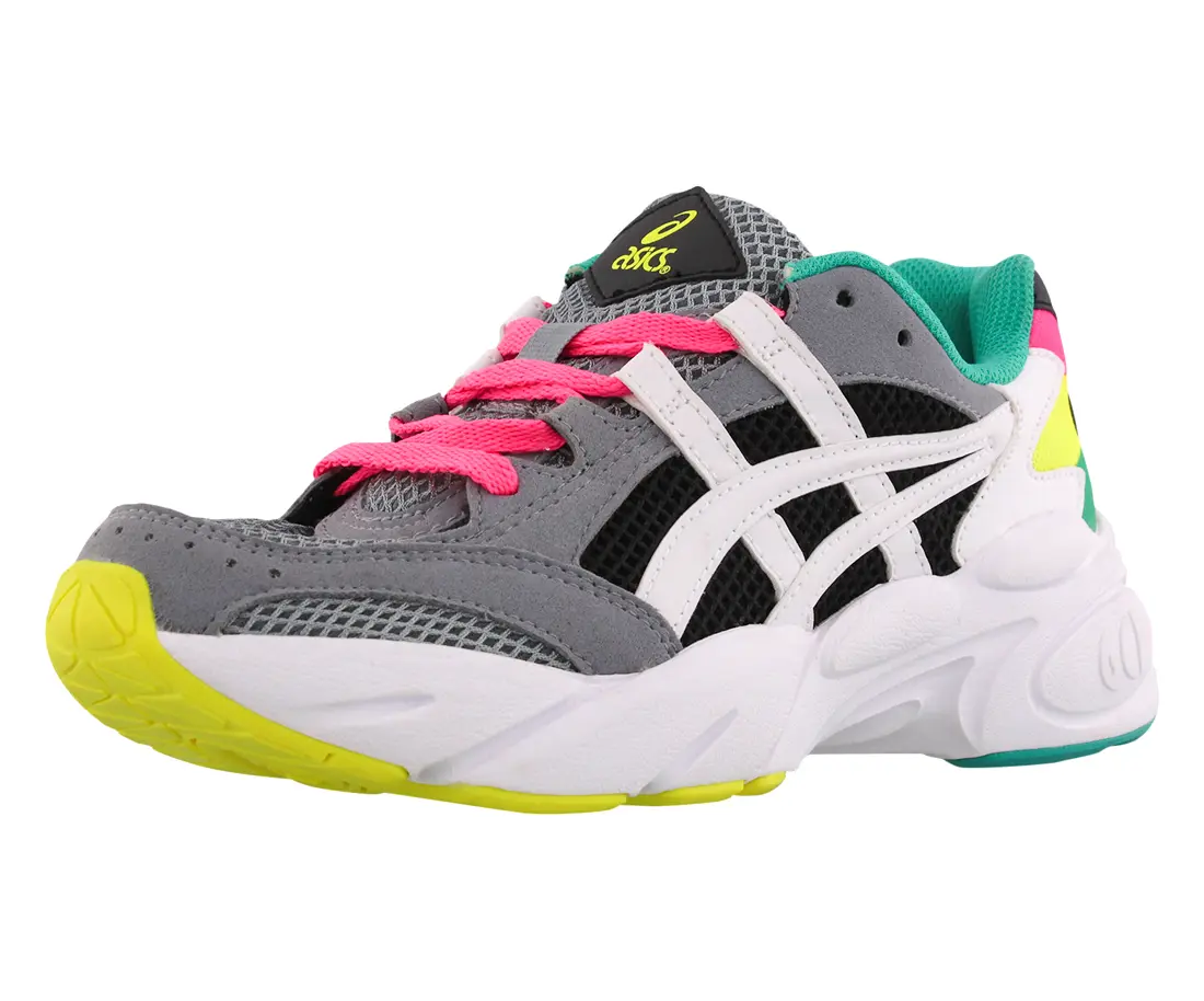 ASICS Girls' Gel-Bnd Mixed Material Chunky Sneakers, Sporty Chic Colorblock Design with a Cushioned GEL Technology Sole