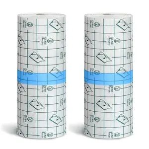 Tattoo Aftercare Bandage 2 Rolls 6"x 2 Yard Second Skin Tattoo Cover Up Patch Waterproof Breathable Transparent Tattoo Cover Up Tape Wrap for Tattoo Cover Protection Film