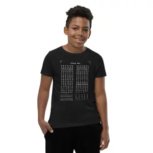 Geez - Ethiopian & Eritrean Alphabet Inspired Unisex  Youth T-shirt