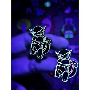 Squirtle Squad Neon Enamel Pin