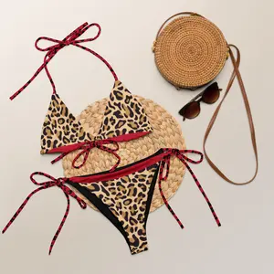 The Crimson Leopard bikini