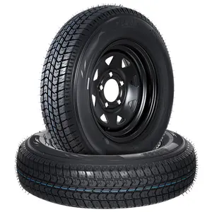 Gaomon 2-Pack 6-Ply ST175/80D13 Bias Ply Trailer Tires with 13x4.5 in Steel Rims, 1360 LBS Load Capacity, 5-Lug on 4.5 in Bolt Pattern, Heavy-Duty All-Weather Tires for Utility, Boat Trailers