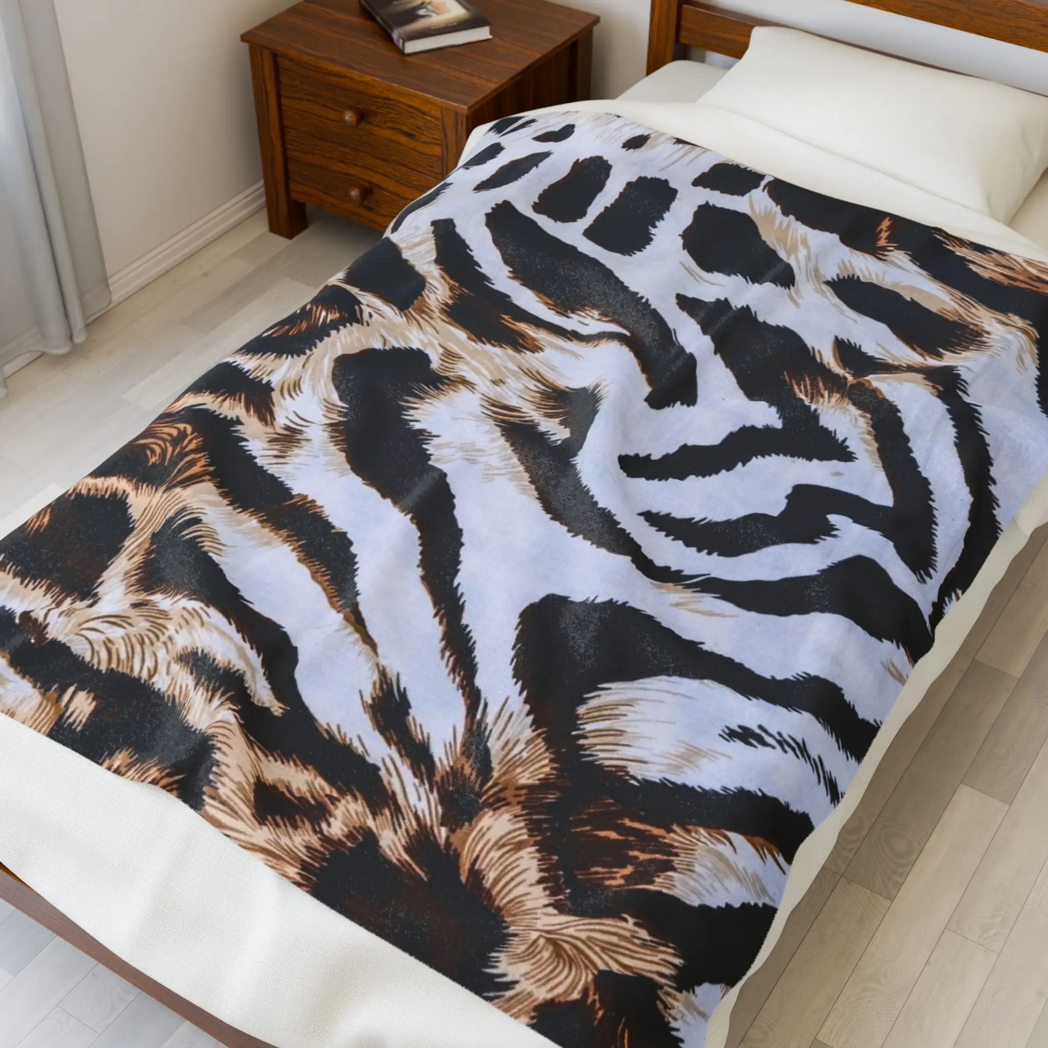 Cheetah Print Blanket, Animal Print Bedding, Soft Fleece Throw, Leopard Print Bedspread, Cozy Safari Bed Cover, Jungle Print Home Decor