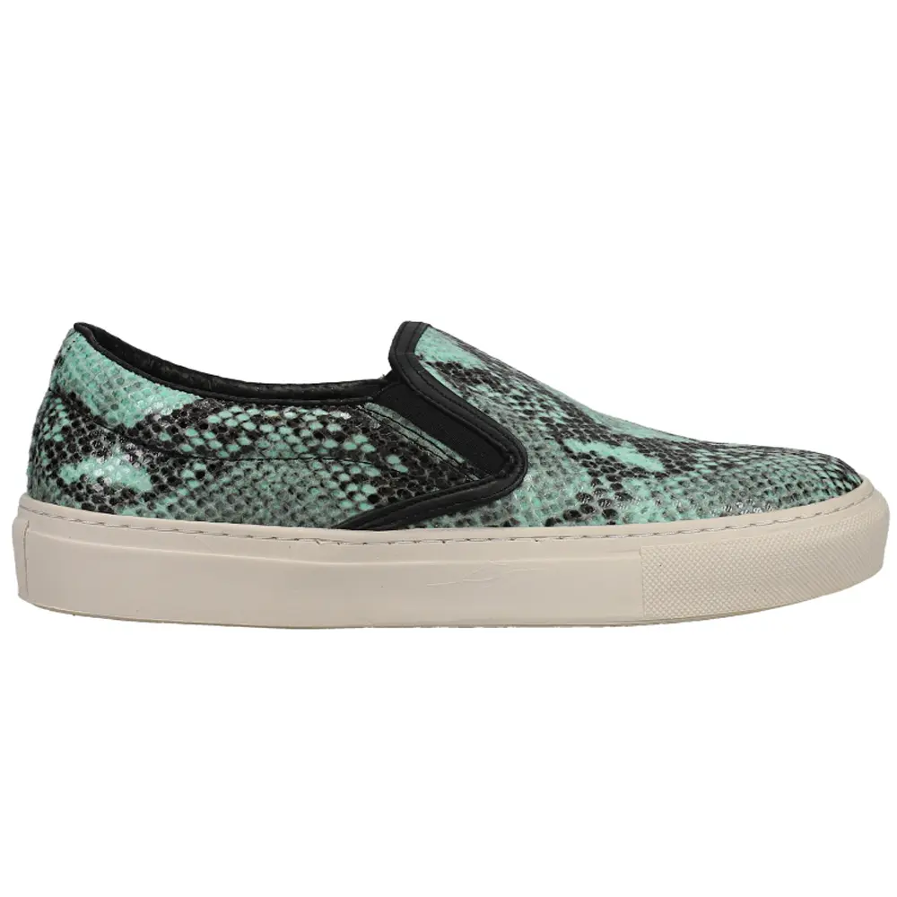 BRONX Womens King Kat Slip On Sneakers Shoes Casual - Blue