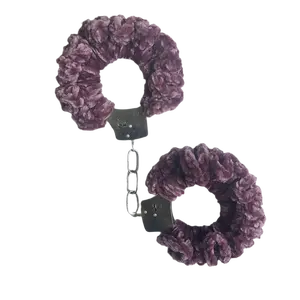 Handmade Velvet Loops – Plush Gift Set white bracelet