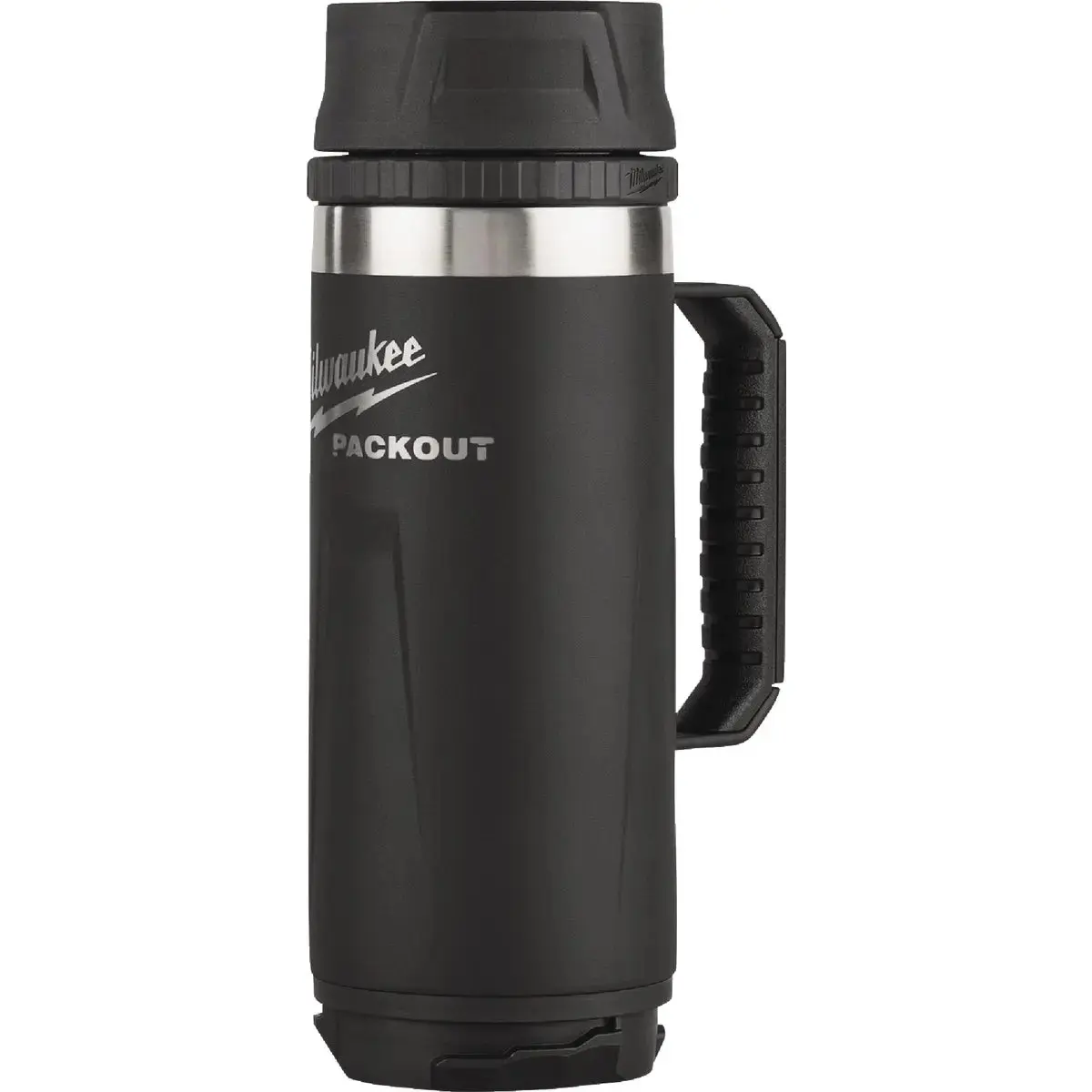 Milwaukee Electric Tool 146377 18 oz Metal Insulated Mug with Sip Lid - Black