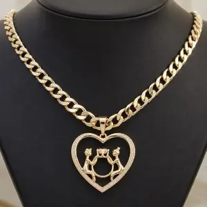 Unisex 177-Plated 248 Gold Necklace with Pendant, Hypoallergenic Jewelry for Female Adults, Safe for Sensitive Skin, Daily Wear Accessory