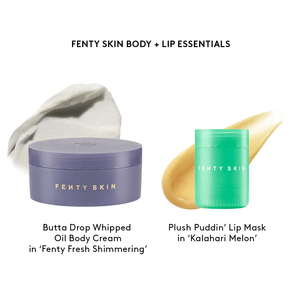 Shimmering Body Cream + Kalahari Melon Lip Mask