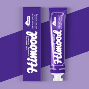 Himood Fluoride-Free Gentle Whitening Toothpaste with Natural Plant Extracts Stain Removal & Teeth Whitening Enamel Protection Sensitivity Relief for Fresh Breath 100g Oral Cleaning