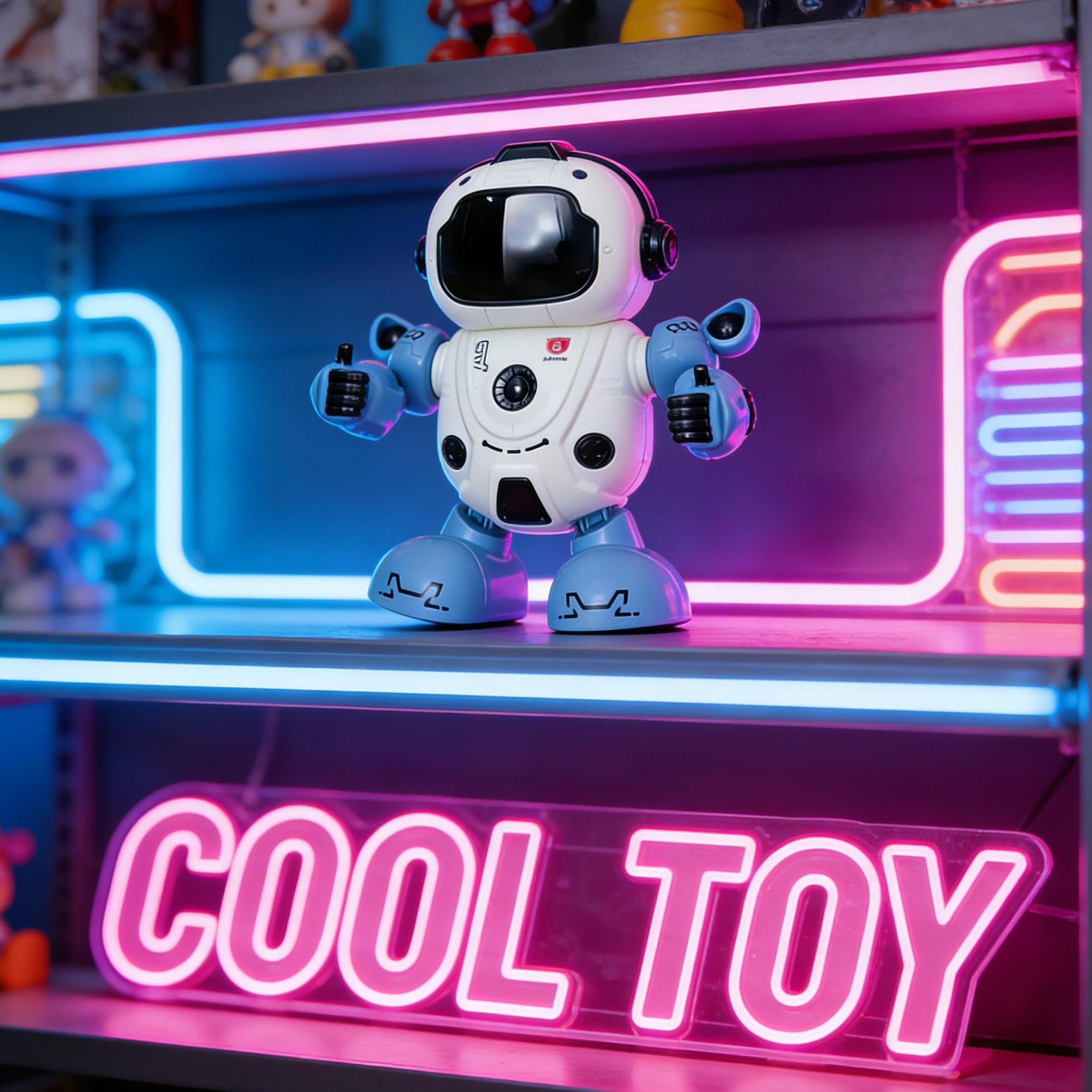 Juneteenth Celebration Dancing Robot Toy | Interactive Electronic Robot with LED Lights for Holiday Gatherings,Interactive Dancing Toy for Kids' Playdates, Family Nights & Everyday Fun