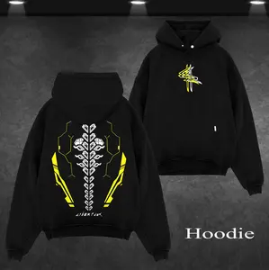 Cyberpunk Sandevistan Netrunner T-Shirt, Spinal Tattoo EdgeRunners Unisex Tee Washed Heavyweight Cotton Cyberpunk 2077 Gamer Streetwear, Retro Anime Techwear Gift