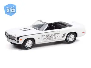 12 PACK 1969 Chevrolet Camaro Convertible - The United States Grand Prix Pace Car New York Diecast 1:64 Scale Model - Greenlight 30274